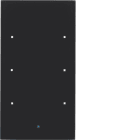 HAGER - Painike KNX TS Sensor - 3-os lisät. lasi mus