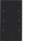 HAGER - Painike KNX TS Sensor - 3-os lisät. lasi mus