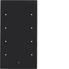 HAGER - Painike KNX TS Sensor - 4-os lisät. lasi mus