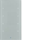 HAGER - Painike KNX TS Sensor - 4-os lisät. lasi alu