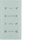 HAGER - Painike KNX TS Sensor - 4-os lisät. op. lasi val