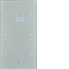 HAGER - Painike KNX TS Sensor - 2-os term. lasi alu