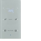 HAGER - Painike KNX TS Sensor - 2-os term. op. lasi alu