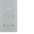 HAGER - Painike KNX TS Sensor - 2-os term. op. lasi alu