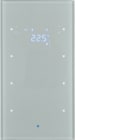 HAGER - Painike KNX TS Sensor - 3-os term. lasi alu