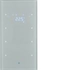 HAGER - Painike KNX TS Sensor - 3-os term. lasi alu