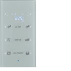 HAGER - Painike KNX TS Sensor - 3-os term. op. lasi alu