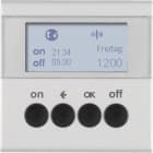 HAGER - Kellokytkin KNX S.1/B.3/B.7 - vko 1K RF quicklink ALU