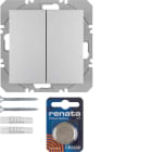 HAGER - Painike langaton KNX S.1 - 2-os PAR 3V quicklink alu
