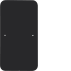 HAGER - Painike KNX R.1 - 1-os. lisät. lasi mus