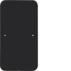 HAGER - Painike KNX R.1 - 1-os. lisät. lasi mus