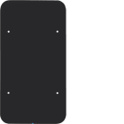 HAGER - Painike KNX R.1 - 2-os. lisät. lasi mus