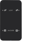 HAGER - Painike KNX R.1 - 2-os. lisät. op. lasi mus