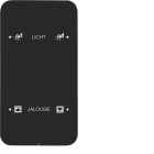 HAGER - Painike KNX R.1 - 2-os. lisät. op. lasi mus