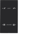 HAGER - Painike KNX R.3 - 2-os. lisät. op. lasi mus
