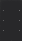 HAGER - Painike KNX R.3 - 3-os. lisät. lasi mus