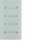 HAGER - Painike KNX R.3 - 4-os. lisät. op. lasi val