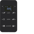 HAGER - Painike KNX R.1 - 3-os term+LED-n. op. lasi mus