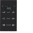 HAGER - Painike KNX R.3 - 3-os. term+LED-n. op. lasi mus
