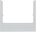 HAGER - Peitelevy B.7 - 13196414 B.7 lasi alu