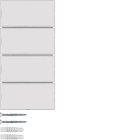 HAGER - Painike KNX S.1 - 8-pain. MI/RGB-mv val