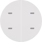 HAGER - Painike KNX R.1/R.3 - 4-pain. MI/RGB-mv val