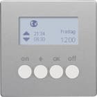 HAGER - Kellokytkin KNX Q.1/Q.3 - vko 1K RF quicklink ALU