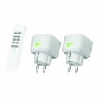 TRUST - Pistorasia-adapteri KNX - Pistorasiakytkinsetti 2x250W