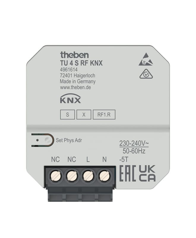 THEBEN - Toimilaite KNX - TU 4 S RF KNX