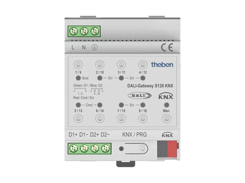 THEBEN - Väyläliityntäyksikkö KNX DALI - Gateway S128 KNX