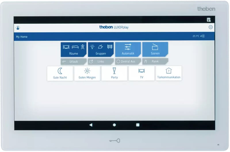 THEBEN - Näyttöpaneeli THEBEN LUXORliving - Kosketusnäyttö CP 10 WH