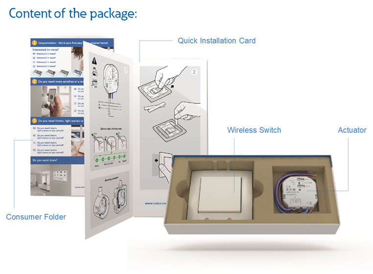 EATON - Easy Switch 10A bl. 1xr1xkytk - CPAD-00/190