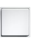 ELTAKO - Painike langaton 1-os.kiiltävä - FMT55/2-wg Enocean,valk.55x55