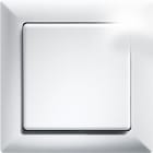 ELTAKO - Painike langaton 1+2os.+kehys - FT55-wg Enocean,kiilt.valk.