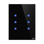 ABB SMART BUILDINGS - Painike KNX - 6-os, 86x115, Tacteo