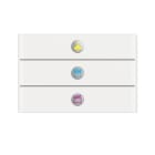 ABB - Painike 3-os KNX val.lasi - 6342-811-101-500