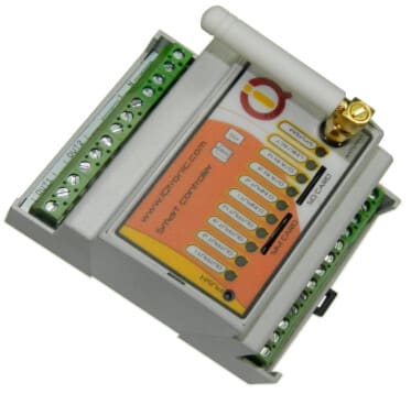 MICRODATA - Ohjausyksikkö - GSM-ohjausrele 2x16A 230VAC