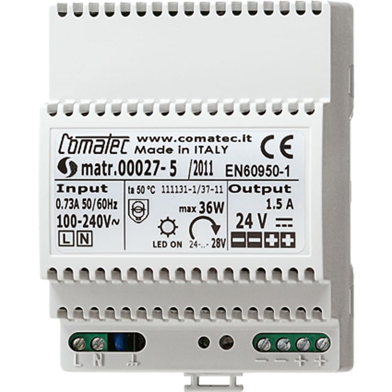 ENSTO - Virtalähde KNX - Virtalähde D-kiskoon 24V/750mA
