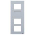 ABB - Etulevy 4 mod - K 4 1/4 IK07 IP54 ALU VIDEO