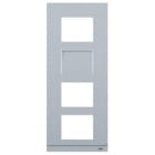 ABB - Etulevy 4 mod - K 4 1/4 IK07 IP54 ALU VIDEO