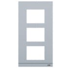 ABB - Etulevy 3mod - K 3 1/3 IK07 IP54 ALU AUDIO