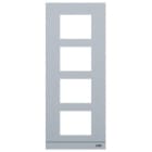 ABB - Etulevy 4 mod - K 4 1/4 IK07 IP54 ALU AUDIO