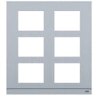 ABB - Etulevy 6 mod - K 6 2/3 IK07 IP54 ALU AUDIO