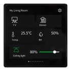 SCHNEIDER ELECTRIC - Kosketusnäyttö KNX - SpaceLogic KNX näyttö 4"