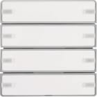 HAGER - Painike KNX Q.1/Q.3 - 8-pain. MI/RGB-mv ALU