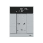 ABB - Huonetermostaatti - f@h 6-os T CO2 rh% VOC ALU