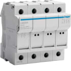 HAGER - Putkisulakealusta - LSN504 3L+N 32A 10x38 4M