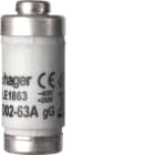 HAGER - Tulppasulake - LE1863 D02/E18 gG 63A 400V