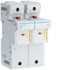 HAGER - Varokealusta - LS702 1+N L58 putkisul.