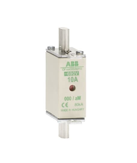 ABB - Kahvasulake 690V, 2A, DIN 000 - aM DIN 000-koko 2A 690V